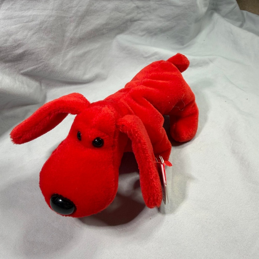 Ty Beanie Babies Rover Red Dog Plush 1996 Tagged Stuffed Animal Toy‎ Kids